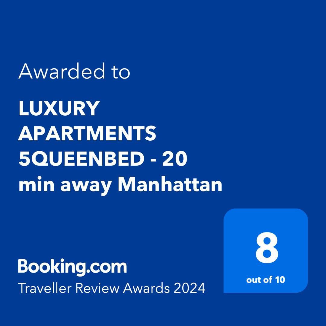 Luxury Apartments 5Queenbed - 20 Min Away Manhattan Jersey City Exterior photo